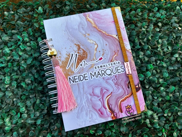 Agenda Profissão Marmorizada - Permanente